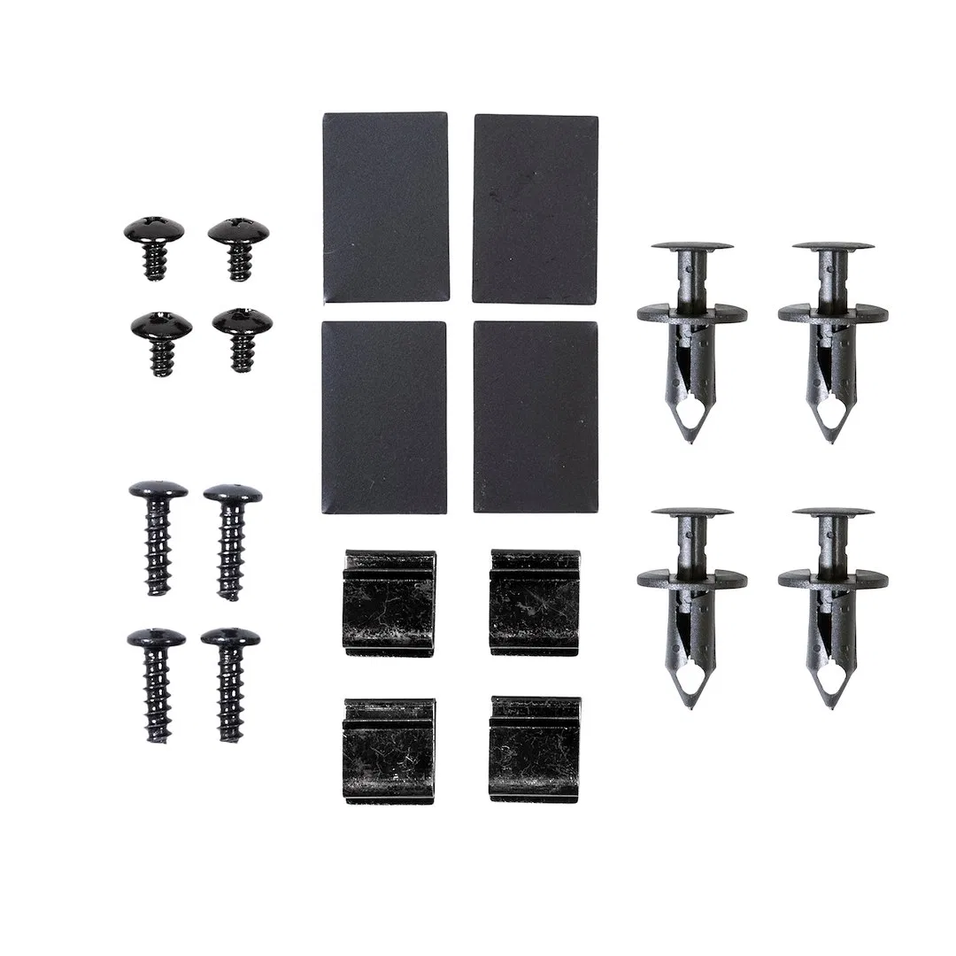 TFHKT01 – TRAILFX Fender Flare Hardware Kit, For Trail FX TFT3001S Fender Flare With Four Black Metal S Clips/ Four B...